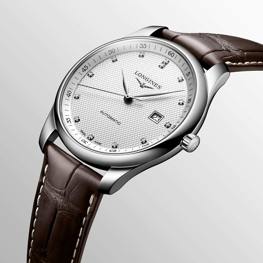 Часы Longines Master Collection L2.893.4.77.3 — мужские, кожаный