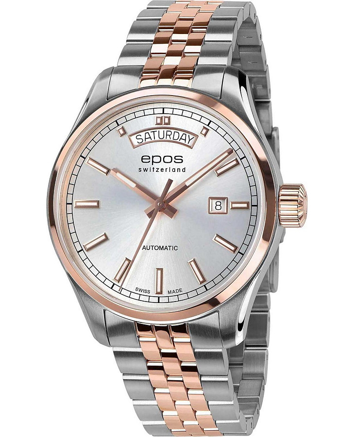 Часы Epos Passion 3501.142.34.98.44 — мужские, серебристый