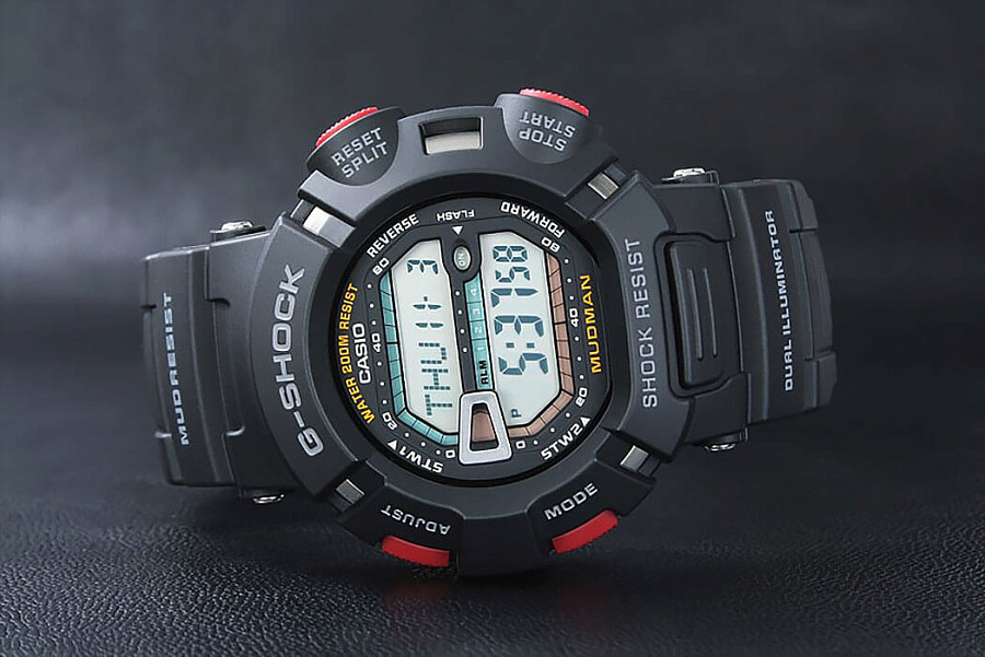 Часы Casio G-Shock G-9000-1VER — мужские, пластик