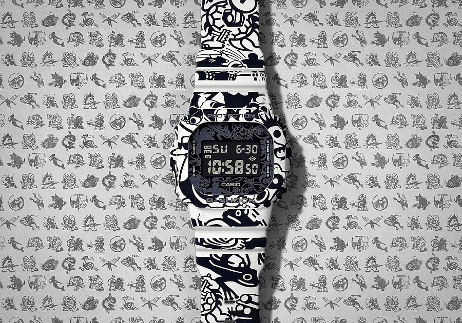Часы Casio G-Shock DW-5600GU-7 — пластик, Япония