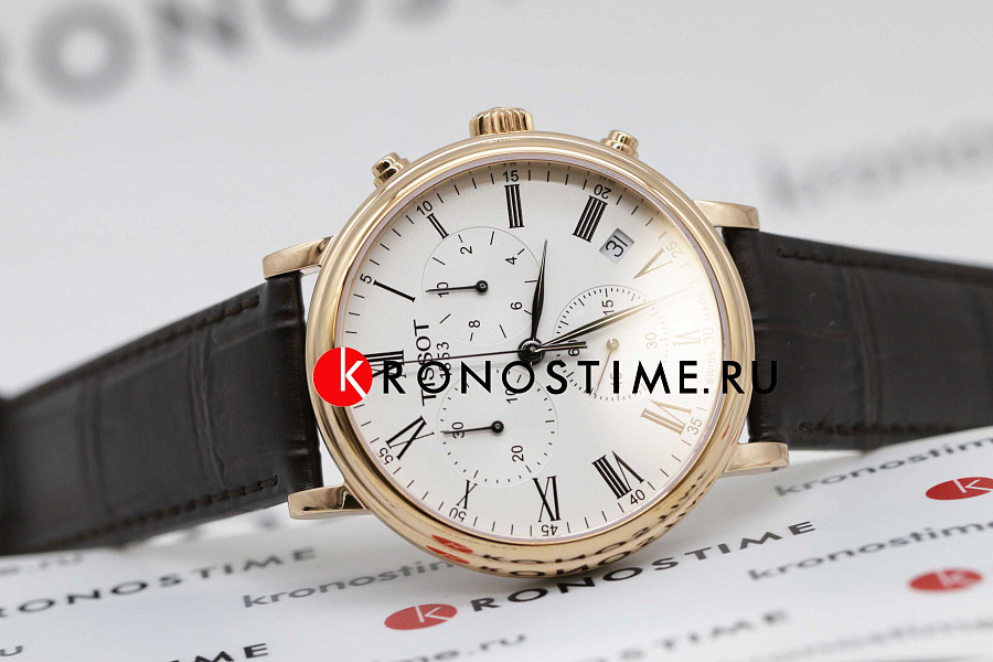 Часы Tissot Carson Premium Chronograph T122.417.36.033.00 — артикул T1224173603300