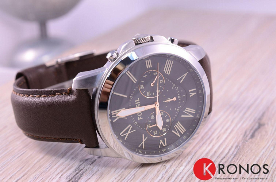 Часы Fossil Bannon FS4813 — кварцевые, металл