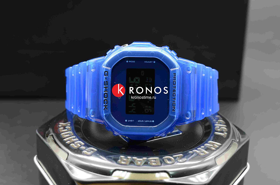 Часы Casio G-Shock DW-5600SB-2 — мужские, синий