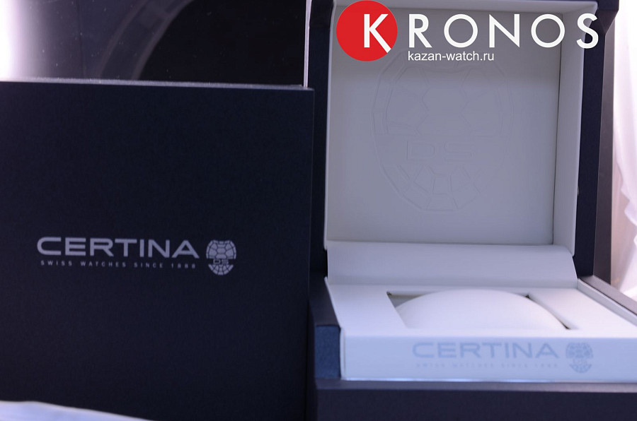 Часы Certina DS Sport Chronograph 1/10 sec C027.417.11.057.02 — кварцевые, Швейцария, мужские