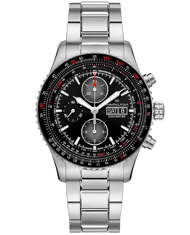 Часы Hamilton Khaki Aviation Converter H76726130 — мужские, черный