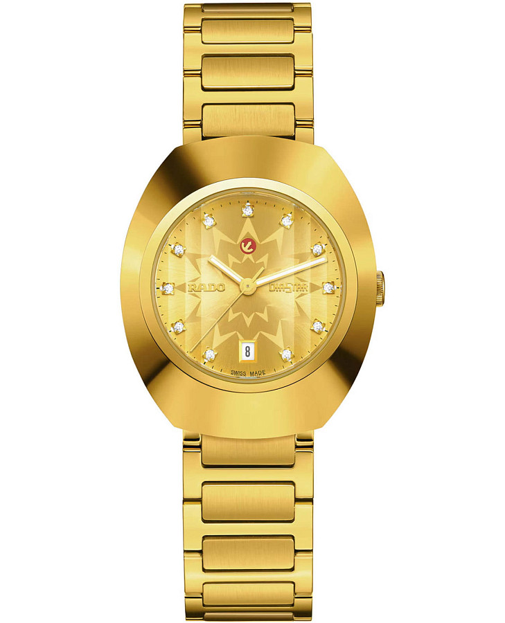 Часы Rado DiaStar Original Automatic R12171663 — женские, золотой