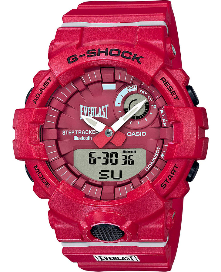 Часы Casio G-Shock GBA-800EL-4A — мужские, красный