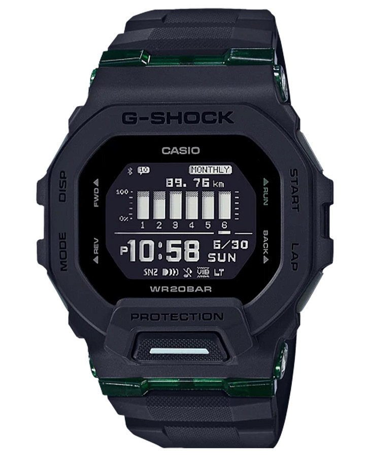 Часы Casio G-Shock GBD-200UU-1DR (GBD-200UU-1D) — мужские, черный