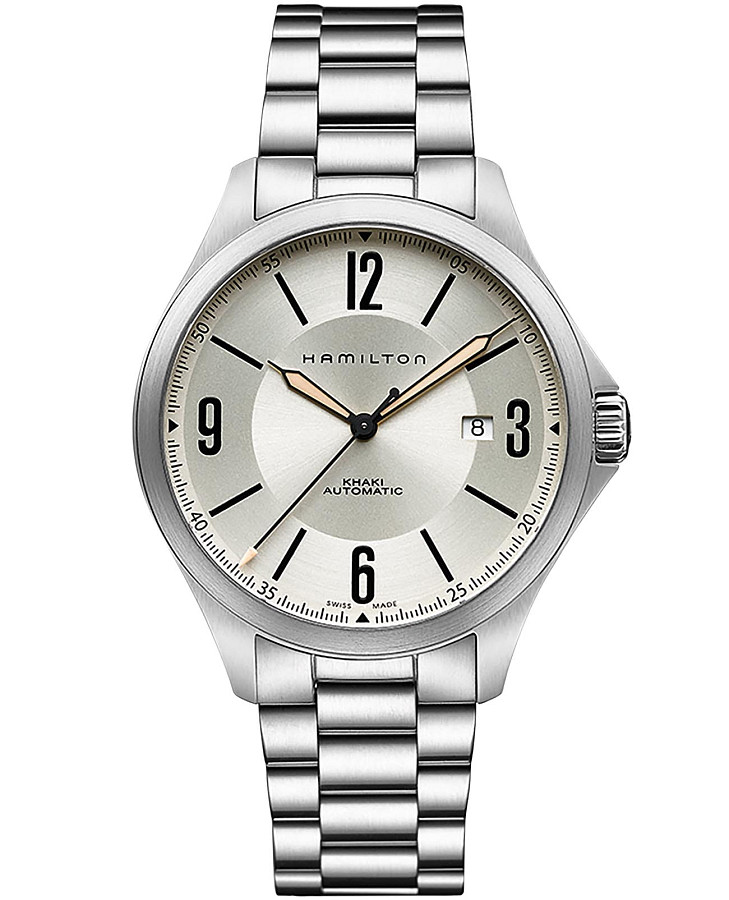 Часы Hamilton Khaki Aviation Auto H76665125 — мужские, бежевый