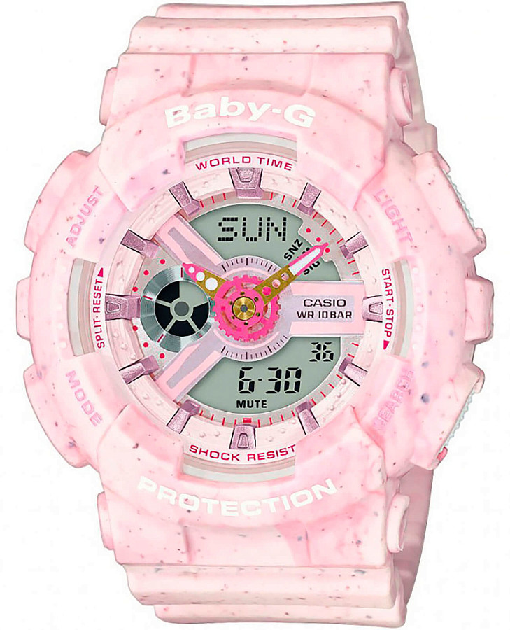 Часы Casio Baby-G BA-110PI-4A — женские, розовый