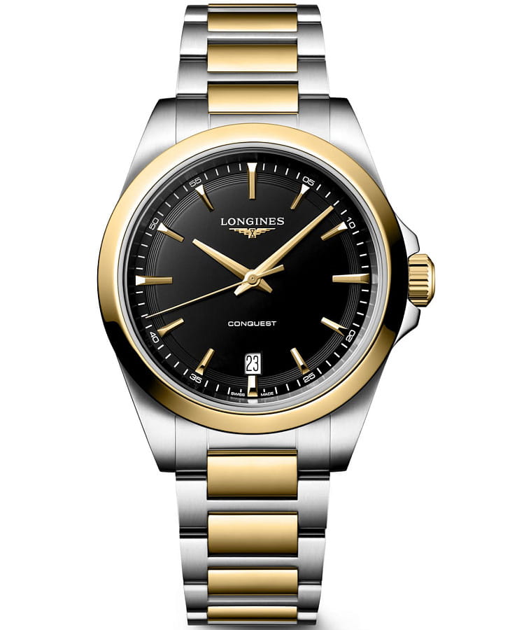 Часы Longines Conquest 38 mm L3.750.3.52.7 — мужские, черный