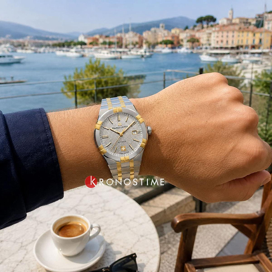 Часы Maurice Lacroix Aikon Automatic Limited Edition AI6008-PVY13-130-1 — механические, металл сталь