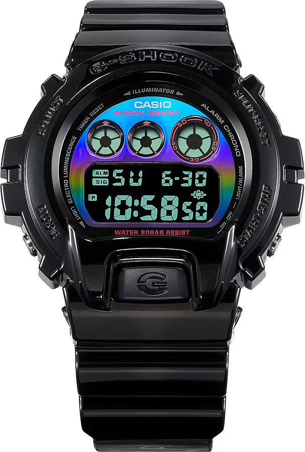Часы Casio G-Shock DW-6900RGB-1DR (DW-6900RGB-1) — мужские, пластик