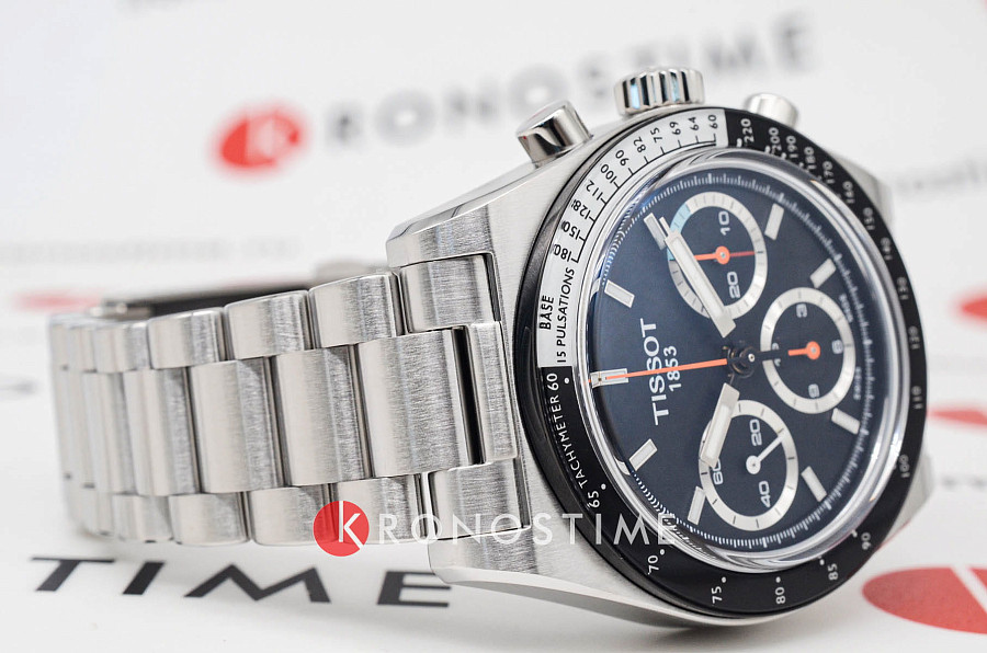 Часы Tissot PRS 516 Mechanical Chronograph T149.459.21.051.00 — металл сталь, Швейцария