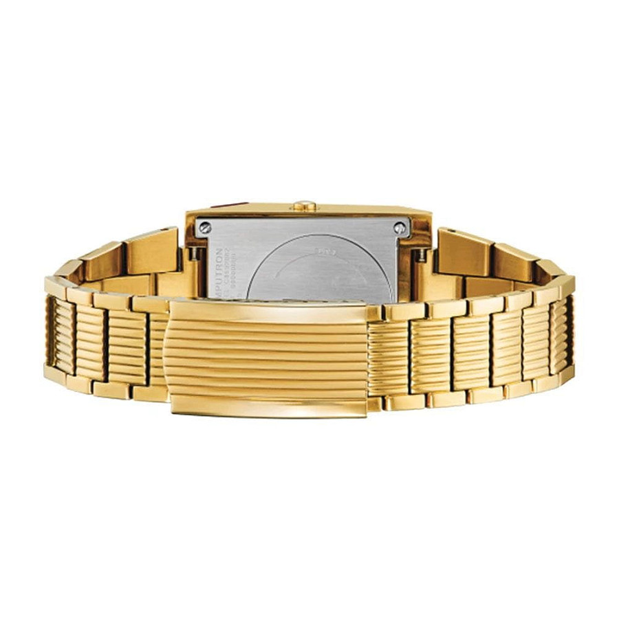 Часы Bulova Computron 97C110 — электронные, сталь металл