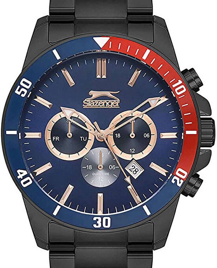 Часы Slazenger SL.09.2147.2.05 — кварцевые, суперметалл металл