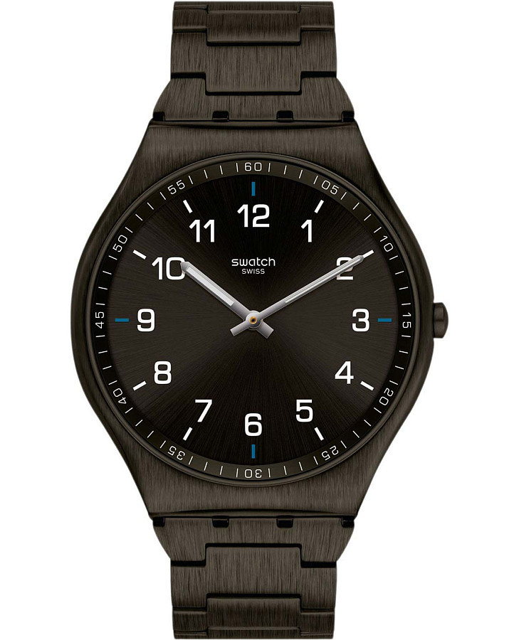 Часы Swatch Skin Suit Black SS07B100G — мужские, черный