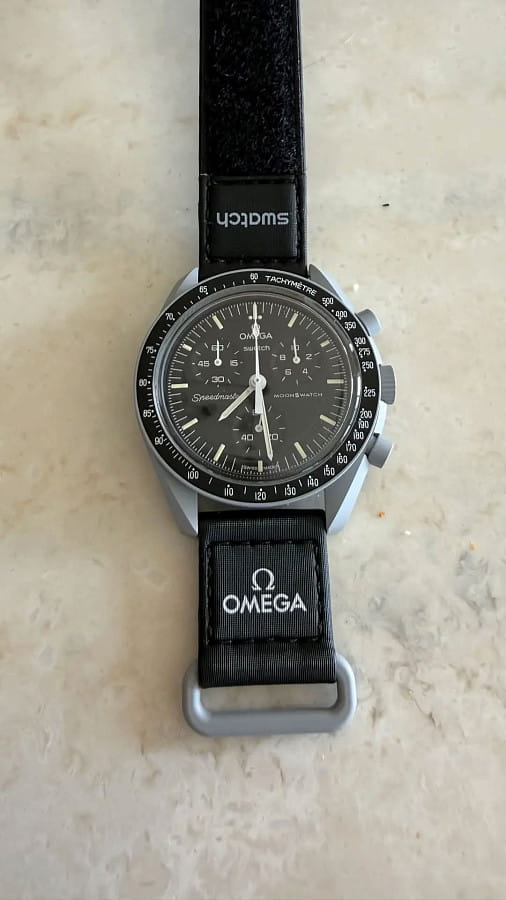 Часы Swatch x Omega Bioceramic Moonswatch Mission To The Moon SO33M100 — артикул SO33M100, мужские