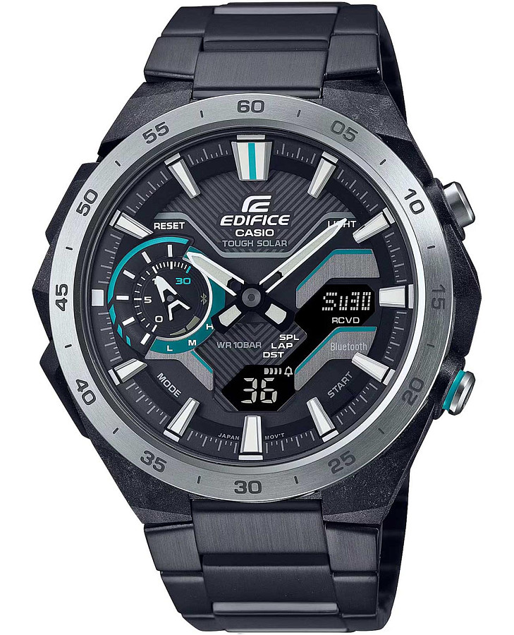 Часы Casio Edifice Windflow ECB-2200DD-1ADF (ECB-2200DD-1AEF) — мужские, черный