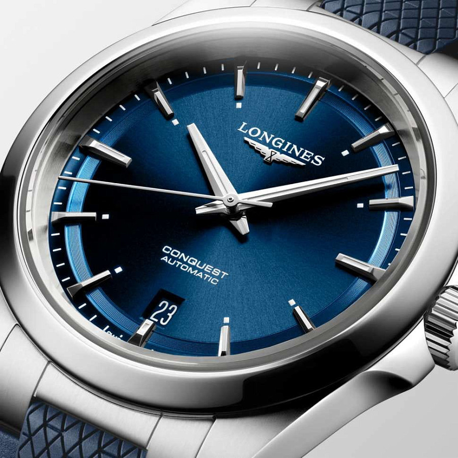 Часы Longines Conquest L3.720.4.92.9 — металл сталь, Швейцария