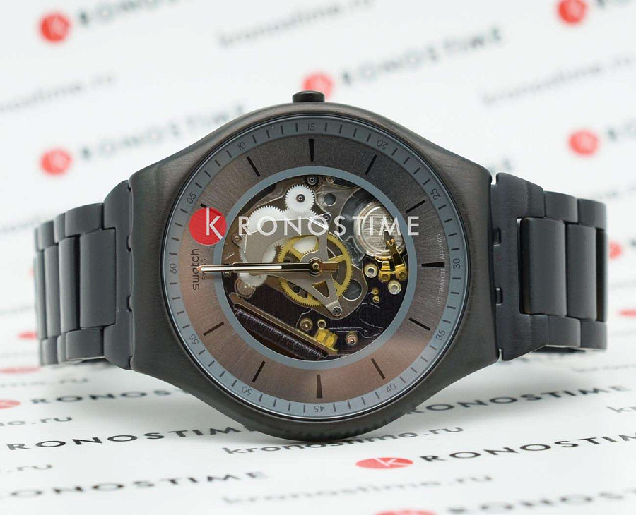 Часы Swatch Skin Irony 42 SS07B113G — кварцевые, сталь металл