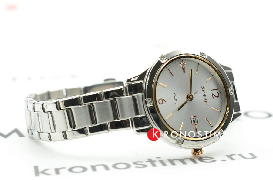 Часы Casio Sheen SHE-4533D-7AUER — нержавеющая сталь, женские