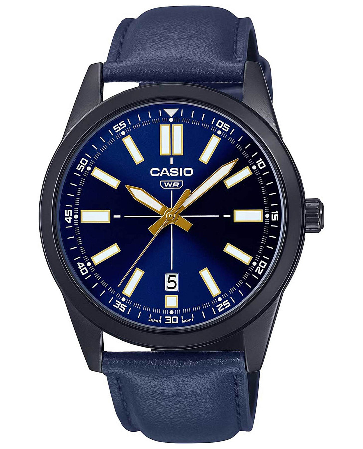 Часы Casio Collection MTP-VD02BL-2E — мужские, синий