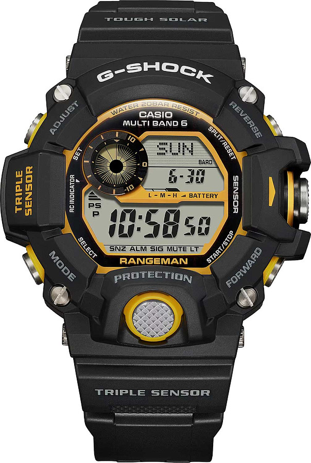 Часы Casio G-Shock GW-9400Y-1DR (GW-9400Y-1) — серый, пластик