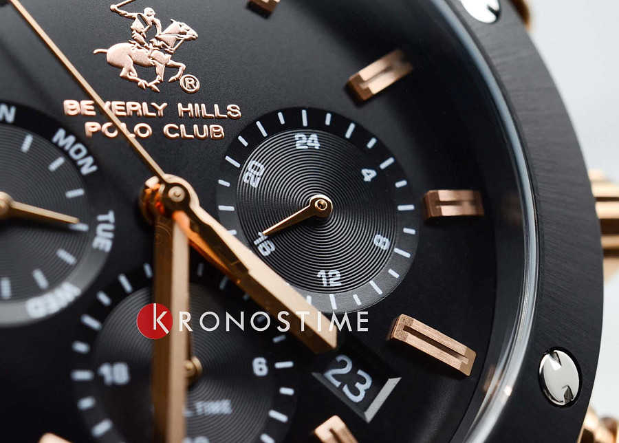 Часы Beverly Hills Polo Club BP3690X.451 — кожа + каучук, мужские