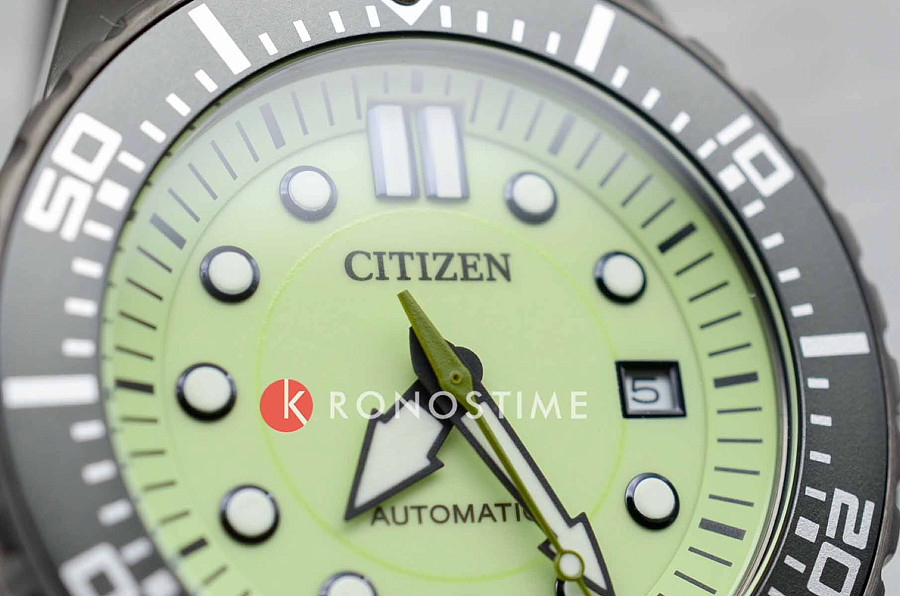 Часы Citizen Automatic NJ0177-84X — нержавеющая сталь с ip-покрытием, мужские