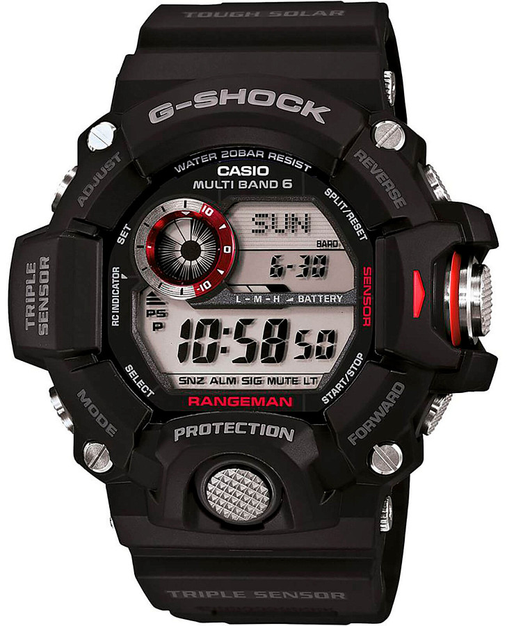 Часы Casio G-Shock GW-9400-1E — мужские, серый