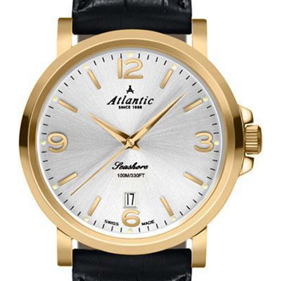 Часы Atlantic Seahunter 72360.45.25 — кварцевые, сталь металл