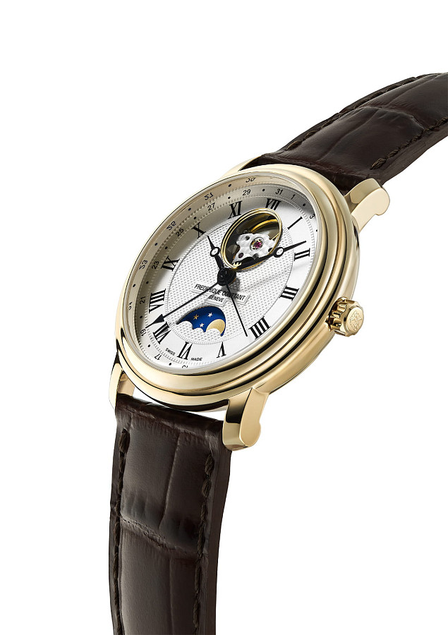 Часы Frederique Constant Classics Heart Beat Moonphase FC-335MC4P5 — сталь металл, Швейцария