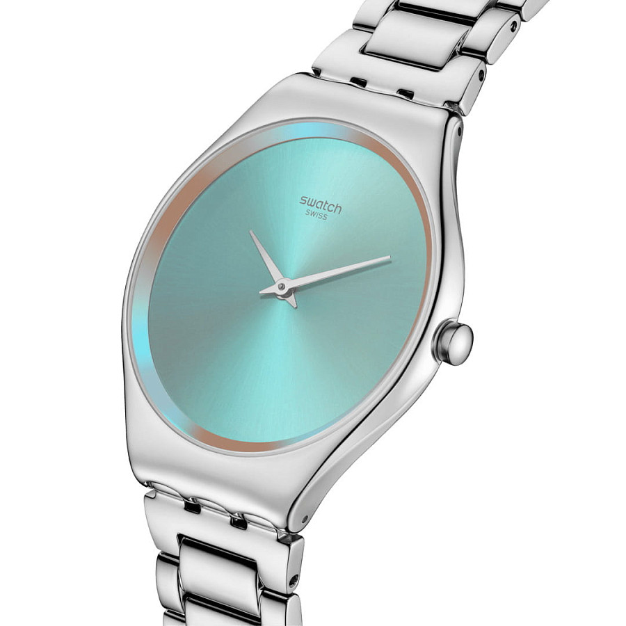 Часы Swatch Skin Irony SYXS155G — кварцевые, металл сталь