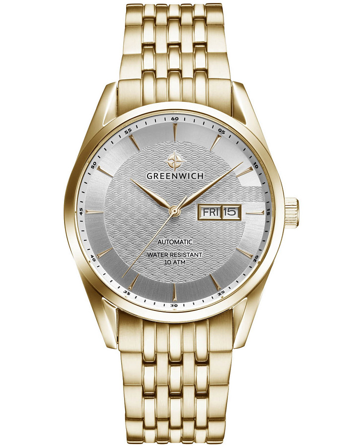 Часы Greenwich Good Luck Classic GW 074.20.33 — мужские, серебристый