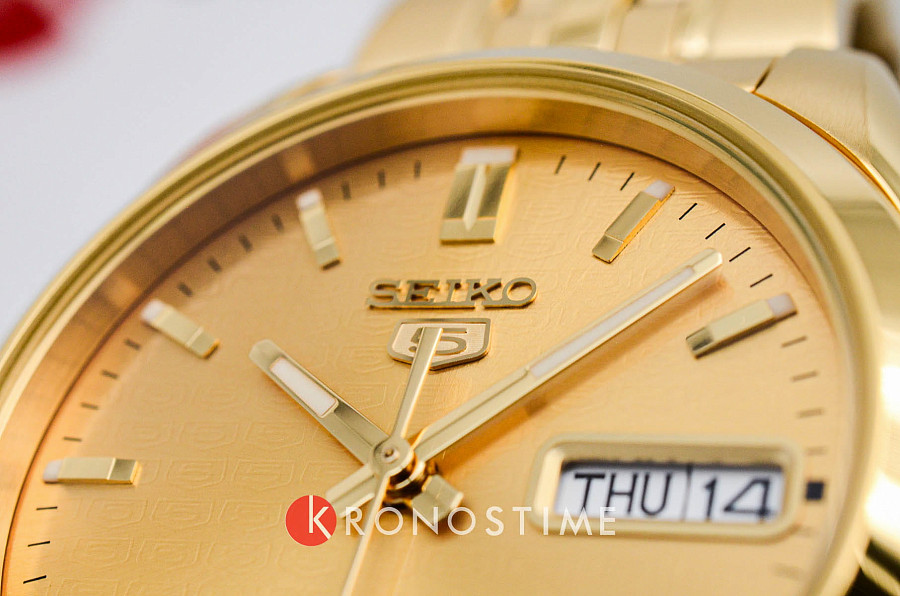 Часы Seiko 5 Regular SNK366K1 — мужские, нержавеющая сталь с pvd-покрытием