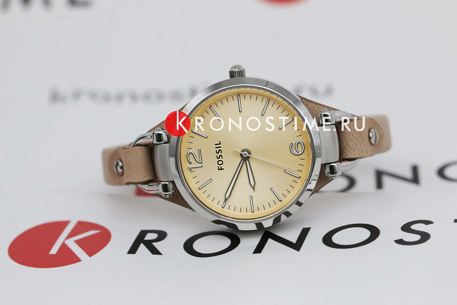 Часы Fossil Bannon ES2830 — кварцевые, сталь металл