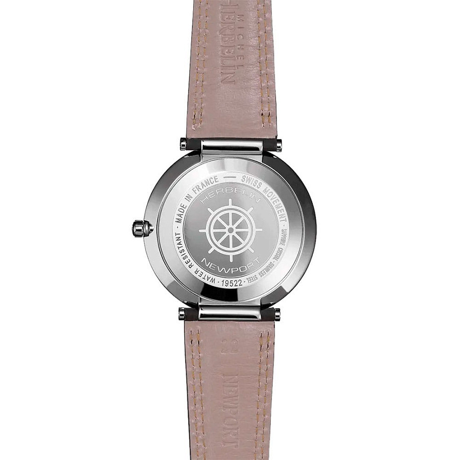 Часы Herbelin Newport Slim 19522AP15 — сталь металл, Франция