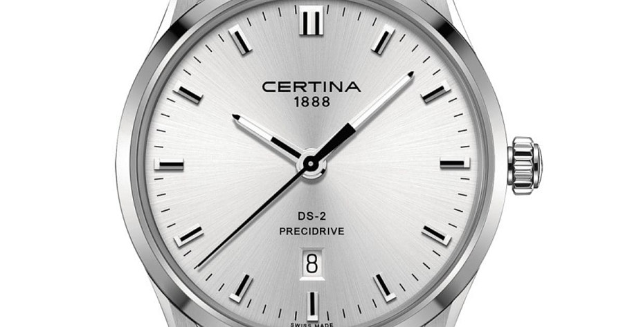 Часы Certina DS-2 C024.410.11.031.20 — кварцевые, сталь металл