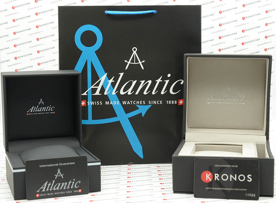 Часы Atlantic 70351.41.41R — кварцевые, Швейцария, мужские