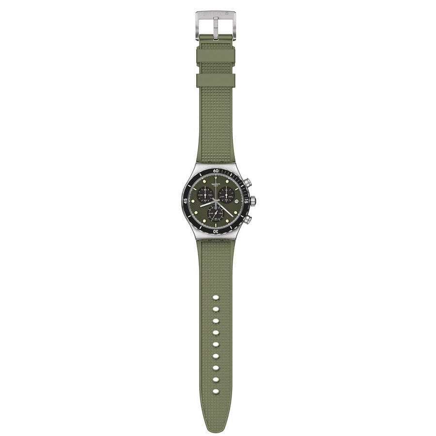 Часы Swatch I New Chrono YVS488 — резина, мужские