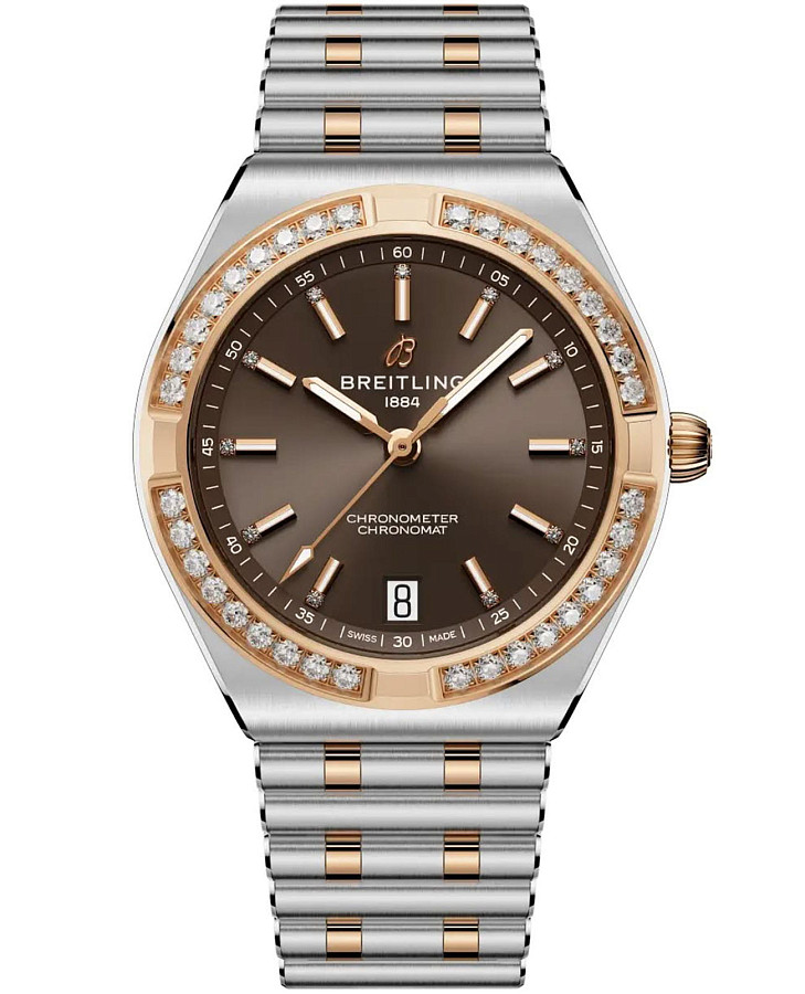 Часы Breitling Chronomat Automatic 36 mm U10320591Q1U1 — женские, коричневый