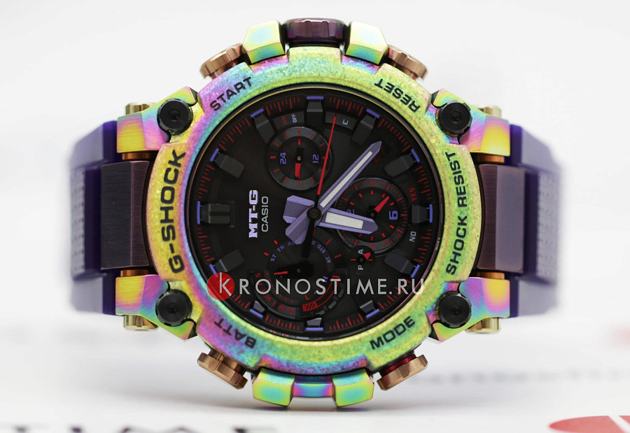 Часы Casio G-Shock MTG-B3000PRB-1A — черный, электронные