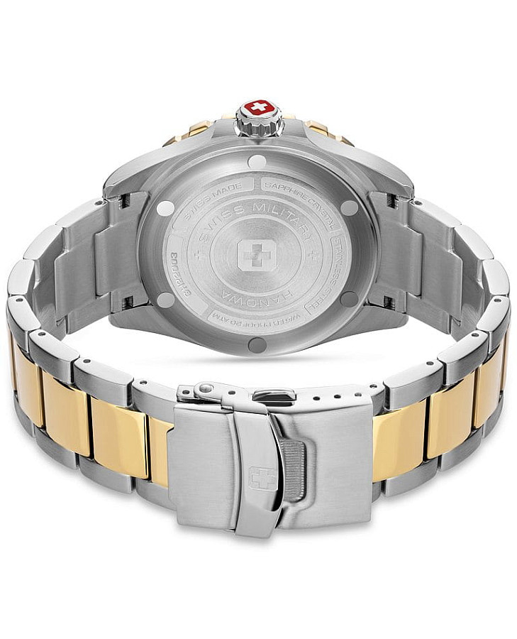 Часы Swiss Military Hanowa Offshore Diver II SMWGH2200360 — нержавеющая сталь с ip-покрытием, мужские