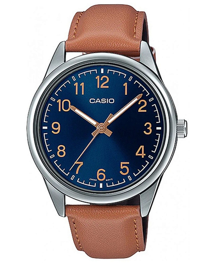 Часы Casio Collection MTP-V005L-2B4UDF (MTP-V005L-2B4) — мужские, синий