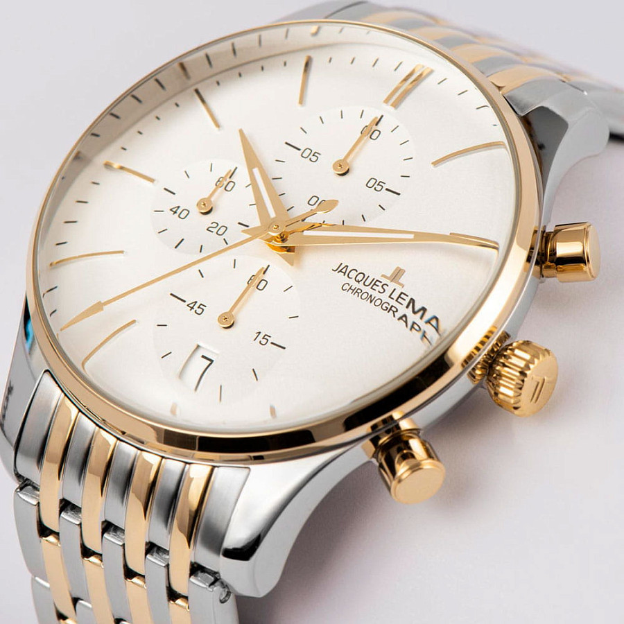 Часы Jacques Lemans London 1-2163J — кварцевые, сталь металл