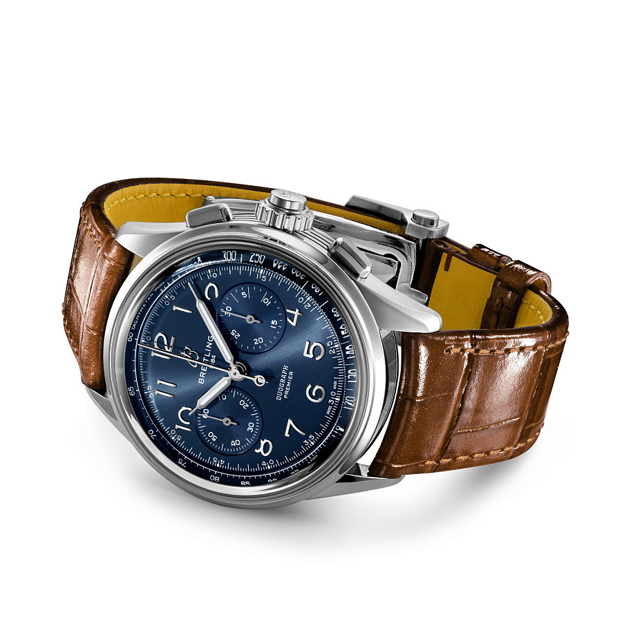 Часы Breitling Premier B15 Duograph 42 AB1510171C1P1 — сталь металл, Швейцария