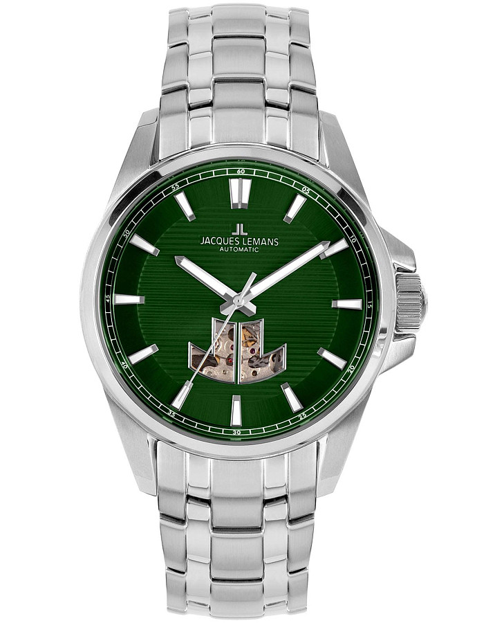 Часы Jacques Lemans Sport 1-2209H — мужские, зеленый