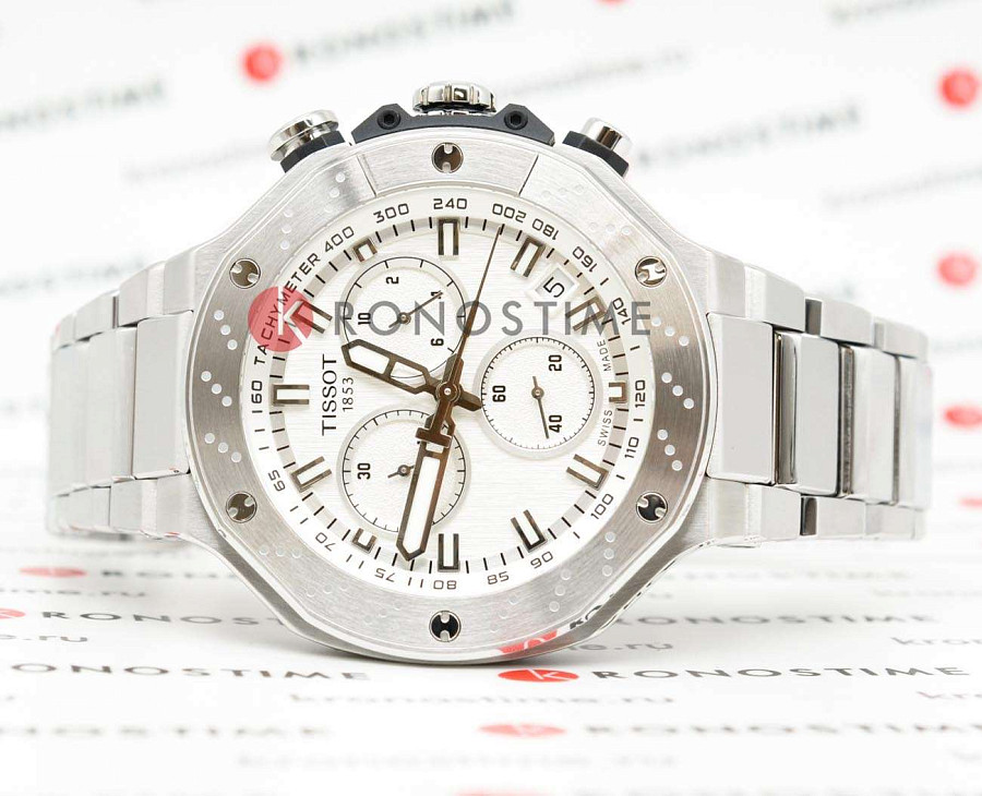 Часы Tissot T-Race Chronograph T141.417.11.031.00 — кварцевые, сталь металл