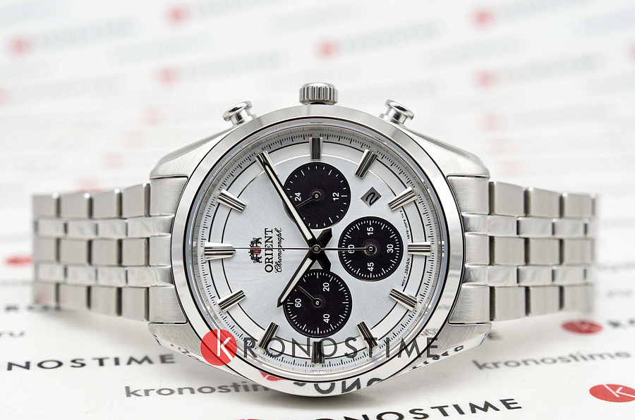 Часы Orient Chronograph RA-TX0305S (RN-TX0305S) — кварцевые, металл сталь